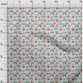 thumbnail image 2 of oneOone Rayon Light Gray Fabric Christmas Christmas Craft Projects Decor Fabric Printed By The Yard 56 Inch Wide, 2 of 6