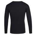 thumbnail image 3 of TFEOQRY Men's V Neck Sweater Rhombus Patterned Knit Long Sleeve Solid Casual Pullover Fall Winter Warm Top Black, 3 of 3