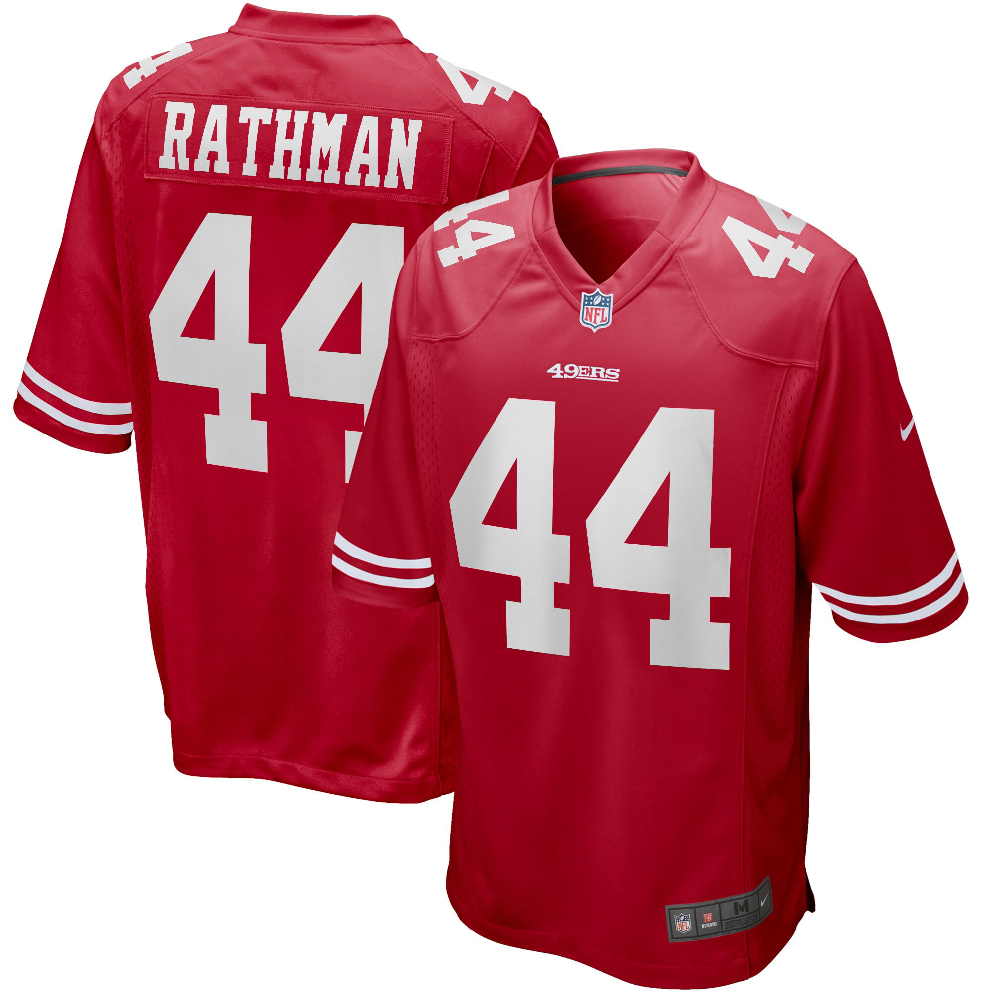 Tom Rathman San Francisco 49ers Nike Game Retired Player Jersey - Scarlet - Walmart.com