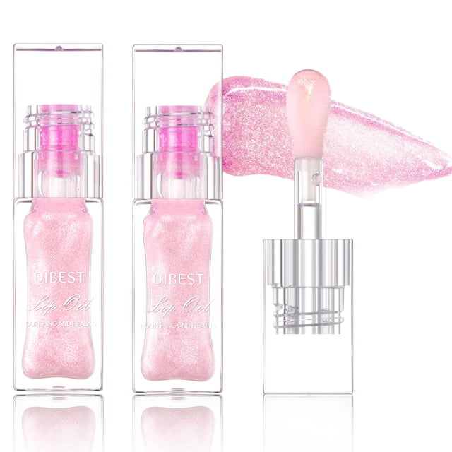 Lápiz labial voluminizador Lip Glow Oil, 2 unidades, que cambian de color mágico