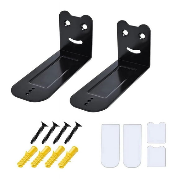 Universal Type 4.72 Inch Sound Bar Wall Mount Bracket Kit for Most of Soundbars Wall Mount Shelf