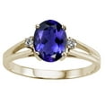 thumbnail image 2 of Tommaso Design� Oval 8x6 mm Genuine Iolite Ring, 2 of 9