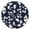 Bright Flo, variant on Retro Cactus Elastic Tablecloth - Round Waterproof Cover for 44 Inch Tables, Southwestern Aesthetic Succulent Design, Durable for Restaurants & Events