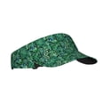 thumbnail image 2 of Yiaed Monstera Leaves Print Sport Sun Visor Hats Adjustable Empty Top Baseball Cap Cotton Ball Caps for Women and Men, 2 of 5
