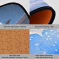 thumbnail image 2 of 2-Piece Kitchen Rugs Set Non-Slip Mats Carpet Floor for Kitchen, Bathroom (19.7"x27.6" & 19.7"x47.2") Christmas Night Scene, 2 of 7