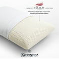 thumbnail image 3 of Beautyrest Latex Foam Bed Pillow with Removable Cover, Standard, Cotton, 3 of 6