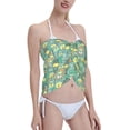 thumbnail image 4 of Disketp Animals With Leaf Women Swimsuit Cover Up Short Chiffon Summer Beach Sarong Bikini Wrap Skirt Bathing Suit, 4 of 7