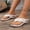 White, variant on YOUYEDIAN Orthopedic Sandals for Women Summer Wide Arch Support Beach Shoes Hiking Non Slip Slip on Open Toe Slippers
