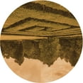 thumbnail image 1 of Ahgly Company Indoor Square Patterned Carrot Orange Area Rugs, 3' Square, 1 of 6