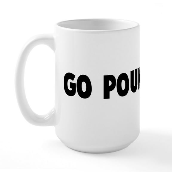 CafePress - Go Pound Sand Large Mug - 15 oz Ceramic Large White Novelty Mug