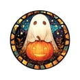 thumbnail image 2 of Halloween Stained Glass Suncatcher, Cute Ghost Pumpkin Window Hanging Decoration, Acrylic Window Hanging Fall Ornaments, for Kitchen Room Garden Office Halloween Decor Housewarming Gift Supplies, 2 of 6
