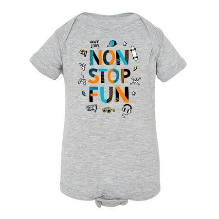 

Non Stop Fun With Icons Bodysuit Infant -Image by Shutterstock Newborn