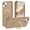 Desert Gold, variant on Dteck for iPhone 15 Plus Case with Screen Protector, Compatible with MagSafe Shockproof Invisible Magnetic Ring Stand Military-Grade Heavy Duty Protection Phone Case, Pink