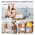 thumbnail image 6 of YOOLIFE Initial Makeup Bag for Women Travel Double Layer Cosmetic Bag Cute Makeup Bag Waterproof Toiletry Bag Personalized Gifts for Women, 6 of 8