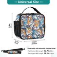 thumbnail image 2 of ALAZA Cool Tigers Lunch Box Insulated Lunch Bag Cooler Tote with Shoulder Strap, 2 of 7