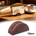 thumbnail image 2 of SIfdSeng My Items Wooden Tray with and Store Card Attached Semi Circular Design Suitable for Photo Menus Home Use Weddings and Birthday Parties., 2 of 9