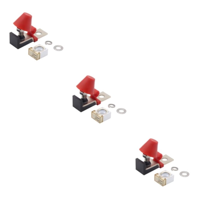Transemion Marine Terminal Fuse Block for Boat Compact and Waterproof 60A 6.2 x 2 x 4.5cm 3Set