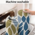 thumbnail image 5 of Blue Leaf and Vine Pattern Bathroom Rugs Mat,Non Slip Microfiber Bathroom Rug,Rubber Backing,Soft Bathroom Mats for Bathroom Floor,Tub and Shower,17x27in(43x68cm), 5 of 5