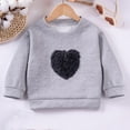 thumbnail image 4 of Kovlvoll Newborn Baby Girls Clothes Tops Cotton Long Sleeve Crewneck Cute Printing Casual Infant Fall T-Shirts, 4 of 7