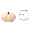 thumbnail image 1 of Cojín de sofá de calabaza de Halloween para decoración de dormitorio y cama con estante colgante de pared de metal de 3 niveles que ahorra espacio, co, 1 of 8