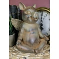 thumbnail image 7 of Zen Yoga Flying Pig Angel Hog Heavens Meditating In Lotus Pose Rustic Statue, 7 of 7