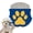 Calm Blue, variant on Hennt Pet Tear Stain Comb, Cat & Dog Flea Comb with Cute Paw Print, 4 Colors