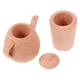 thumbnail image 5 of juego de vajilla de madera de juguete, tetera lisa sin pintar, taza de té, juguete educativo, 5 of 7