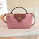 thumbnail image 1 of Bolsas de cuerpo de moda para mujeres bolsos de hombro pequeños (rosa y marrón), 1 of 7