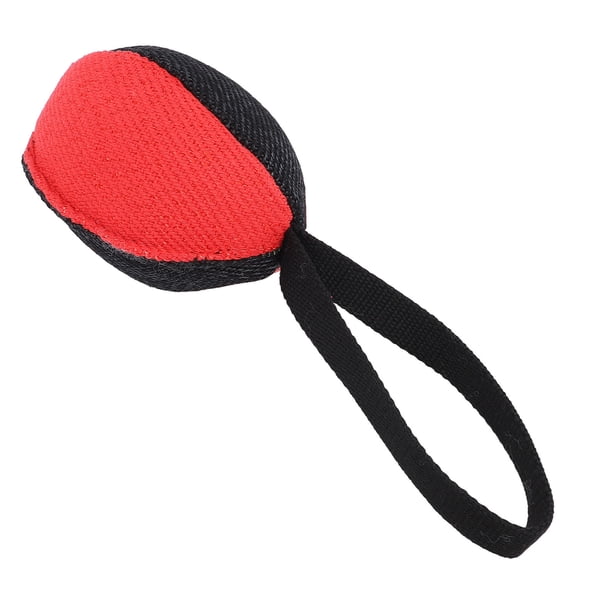 Pelota Grande Para Tirar De Perros Con Juguete Interactivo Para Aliviar La Ansiedad, Adecuada Para Pastor Alemán, Pastor Belga Malinois, Fibra De Algodón, Rugby, Estimulación De