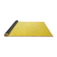 thumbnail image 2 of Ahgly Company Indoor Square Solid Yellow Modern Area Rugs, 6' Square, 2 of 4