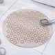 thumbnail image 1 of Ivory Bathroom Shower Non-Slip Mat, Round Bathroom Non-Slip Mat, Household Shower Room Hydrophobic Quick-Drying Suction Cup Floor Mat, Bathroom Bath Massage Foot Mat, 1 of 5