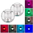 thumbnail image 1 of Jinsinto 2 PCS LED submersible Light Waterproof globular Solar Light Outdoor Party Decoration 7.8cm x 7.8cm, 1 of 5