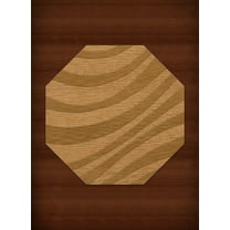 Dalyn Dover Area Rug DV12 Dv12 Cornmaze Waves Swirls 6' x 6' Octagon