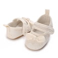 thumbnail image 6 of Yoyauz Baby Girl Mary Jane Shoes Anti Slip Rubber Sole Ballet Slippers Princess Dress Wedding Shoes Newborn Kids Shoes Toddler Shoes（0-12 Month）, 6 of 7