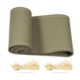 thumbnail image 1 of Funda universal para volante de coche, de piel sintética, color beige, 37-38cm de diámetro, con aguja e hilo, paquete de 3, 1 of 7