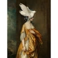 thumbnail image 3 of Barnes, Victoria 19x24 Black Modern Framed Museum Art Print Titled - Flightless Bird II, 3 of 5