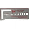 Metal Knit Gauge, 6" Ruler, 2" Stitch Measure