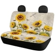thumbnail image 2 of Pzuqiu Car Seat Cushion, Compatible with Automotive Seats Van Seats, Car Seat Covers for Sedans Truck Interior, Sunflowers, 2 of 10