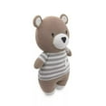 thumbnail image 2 of Living Textiles Huggable Knit Plush Brody Bear w/Rattle, 2 of 2