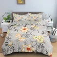 thumbnail image 4 of 2024 Floral Duvet Cover Flower Leaves King Bedding Set Spring Blossom Garden Comforter Cover Farmhouse Petals Botanical Quilt Cover, 4 of 7