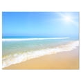 thumbnail image 2 of Soleil sur Plage Tropicale - Impression sur Toile d'Art Photo du Rivage, 2 of 3