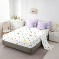 thumbnail image 5 of Castle Fairy Kawaii Unicorn Twin Bedding Sets,Floral Love Heart Bedding Comforter Set, 5 of 8