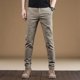 thumbnail image 3 of Pantalones casuales de sastrería para hombre, pantalones holgados de negocios para hombre, pantalones de oficina holgados de algodón, rectos, ajustados, largos, clásicos, ropa de calle, 3 of 5