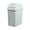 Light Gray, variant on Eqslft 1PC Kitchen Can with Swing Lid, Creative Covered Kitchen Living Room Can Flip Sundries To Store Buckets for Bedroom, Office, Kitchen