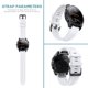 thumbnail image 5 of Correa de silicona de 26 mm para reloj deportivo Garmin Fenix ​​7X/6X/5X/5X Plus/3 (blanco), 5 of 8