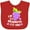 Red, variant on Inktastic Im So Grapeful for You with Cute Grapes Boys or Girls Baby Bib