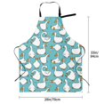 thumbnail image 6 of Goofa Cartoon Funny Goose Printed Waterproof Apron 33" Chef Aprons for Men Heavy Duty Chemical Work Apron Adjustable Bib Apron, 6 of 9