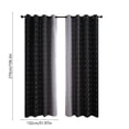 thumbnail image 3 of Cortinas opacas de 106 x 52 pulgadas, elegantes y con degradado, con protección solar y aislamiento térmico, ideales para balcones, dormitorios y salas de estar. Juego de dos cortinas de nailon y elas, 3 of 6