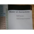 thumbnail image 1 of Pre-Owned Matter & Interactions II: Electric and Magnetic Interactions (Paperback) 0470503467 9780470503461, 1 of 1