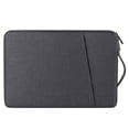 thumbnail image 1 of Funda impermeable para portátil de 13,3 pulgadas, de fibra de poliéster, resistente a los golpes, color gris oscuro, 13,3 pulgadas, 1 of 6